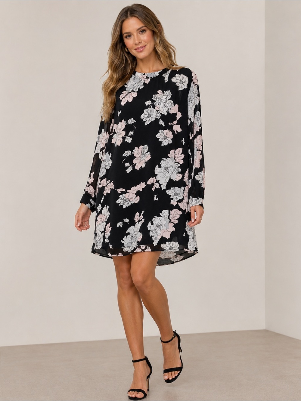 ASTR Nordstrom floral dress Small